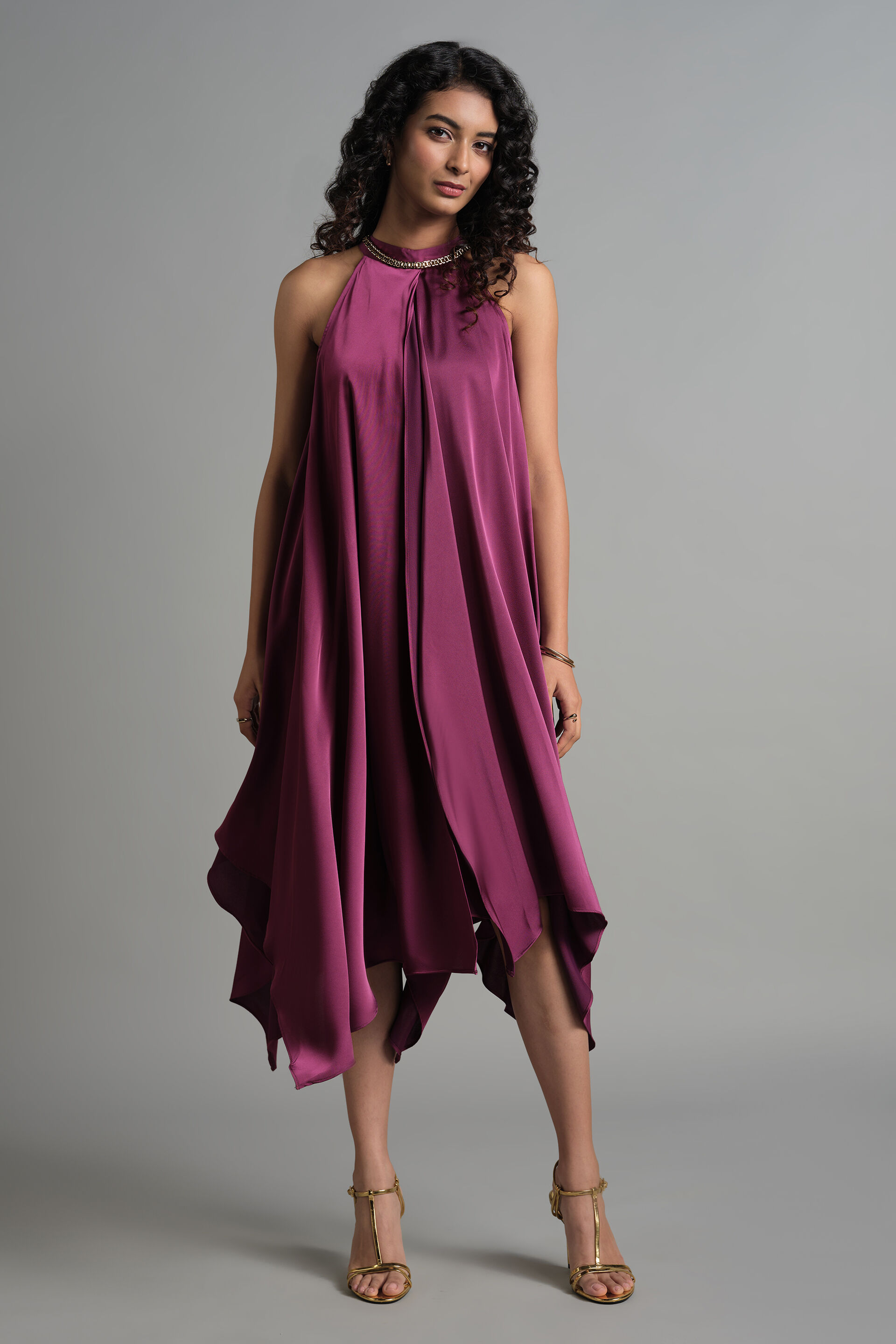 Banafsha Dress, Purple, image 2
